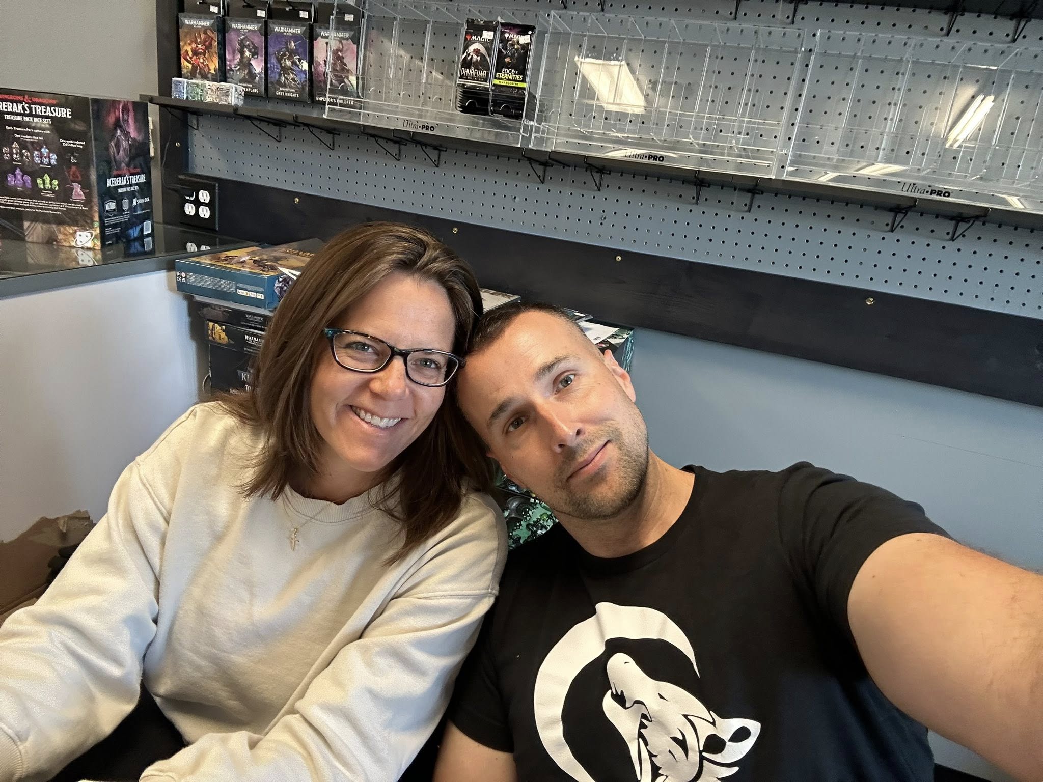 Adam & Pamela Francis, co-owners of Fenris Gaming Hall